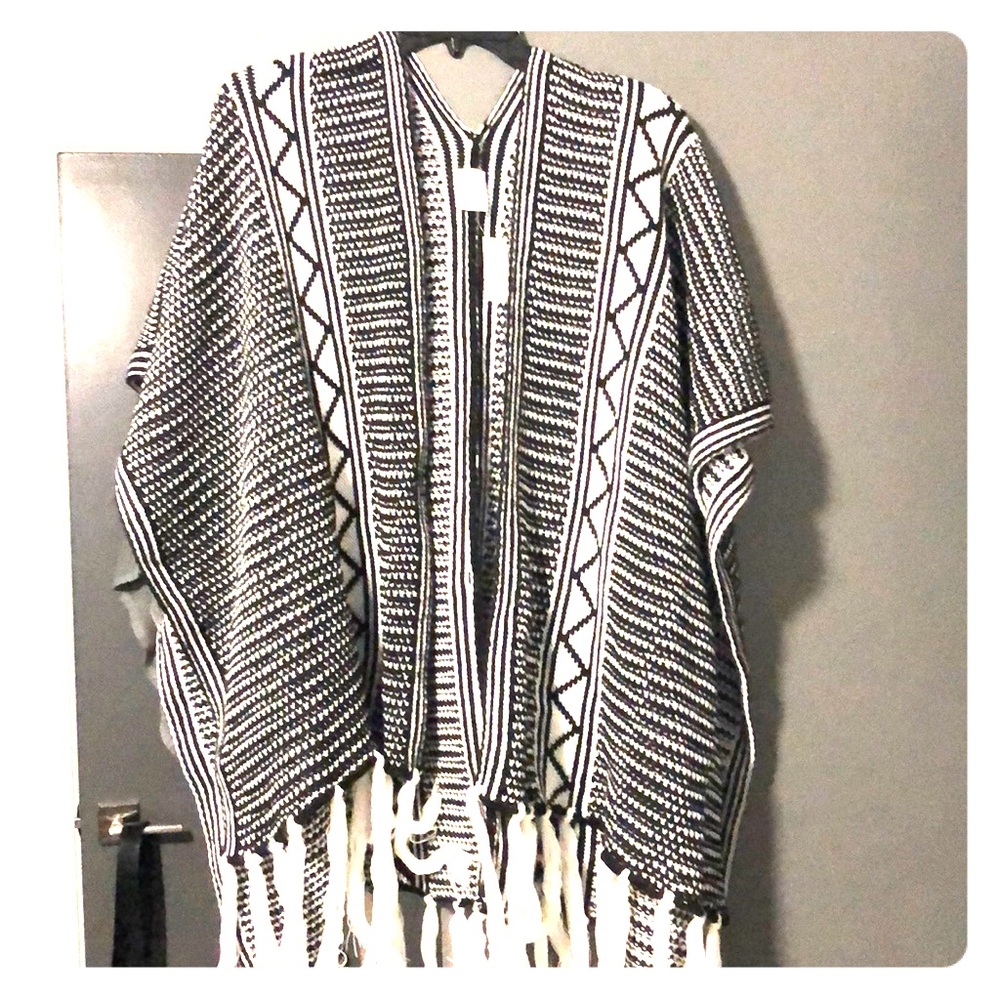 Francesca’s patterned poncho